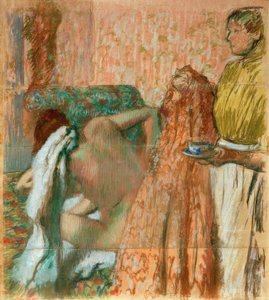 Petit déjeuner après le bain - Edgar Degas